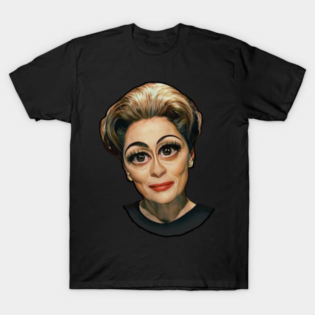 Mommie Dearest - Faye Dunaway T-Shirt by Indecent Designs